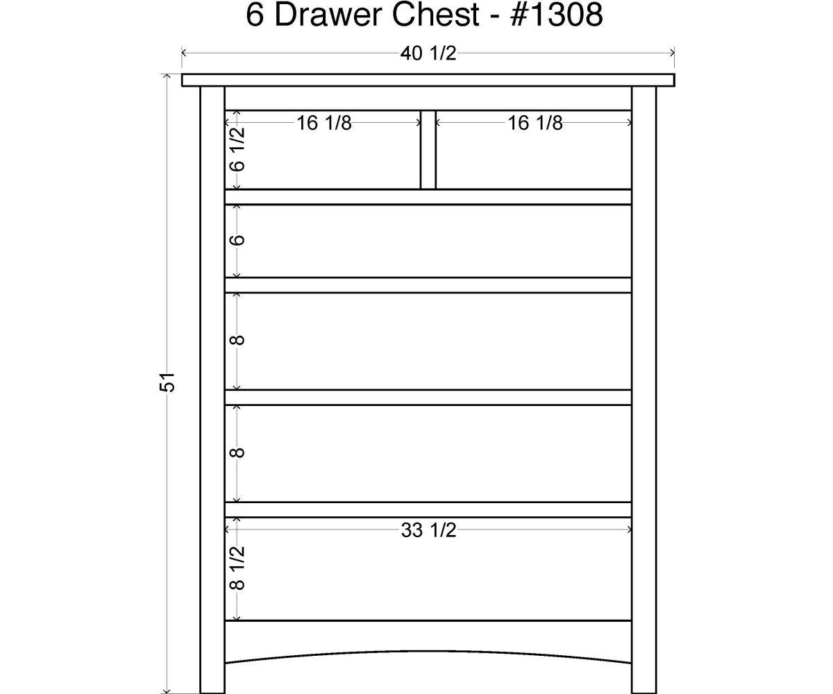 Emory Grand 6Drawer Chest Don's Home Furniture