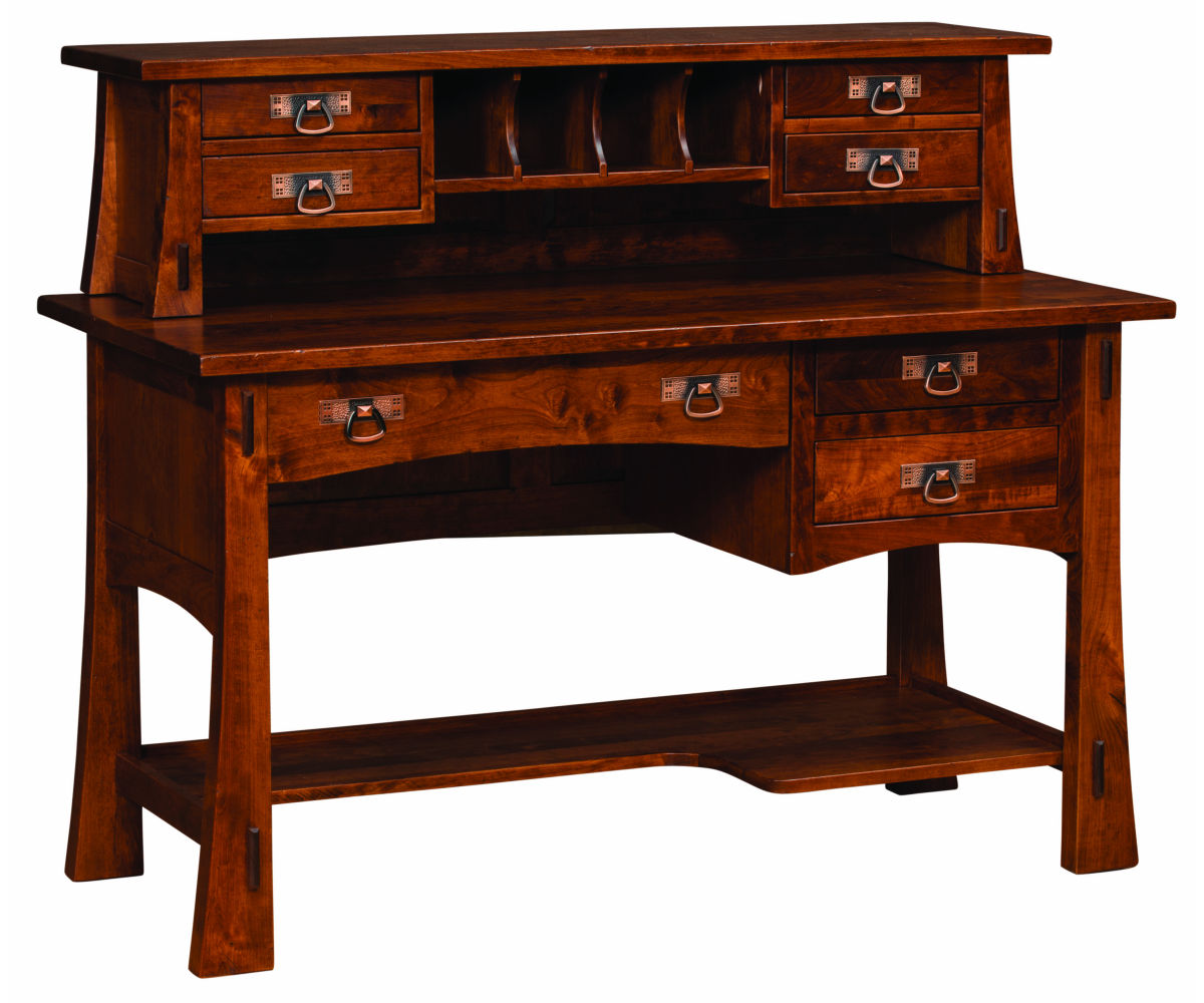 Modesto Open Desk and Hutches Don's Home Furniture