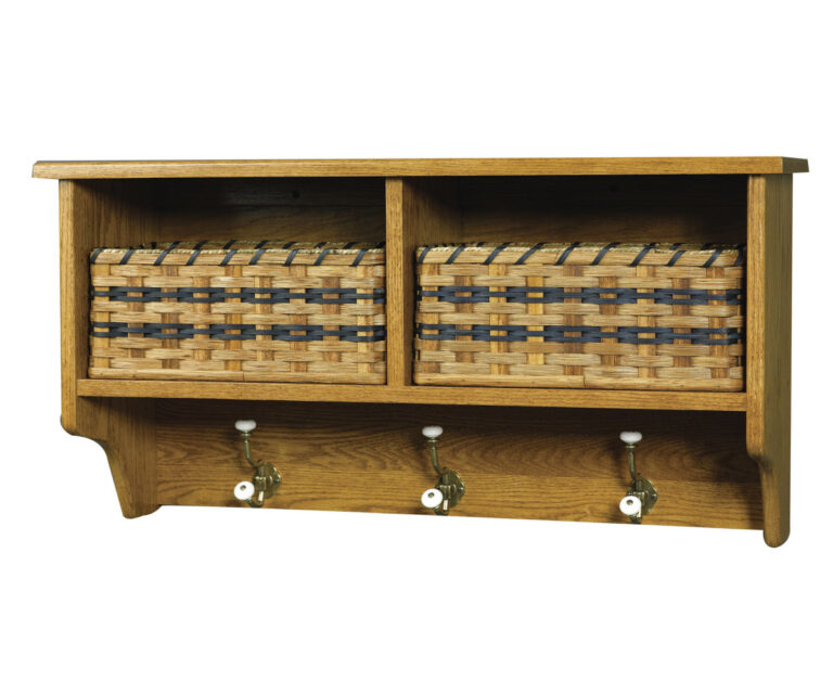 Wall Shelf 2 Basket Don's Home Furniture