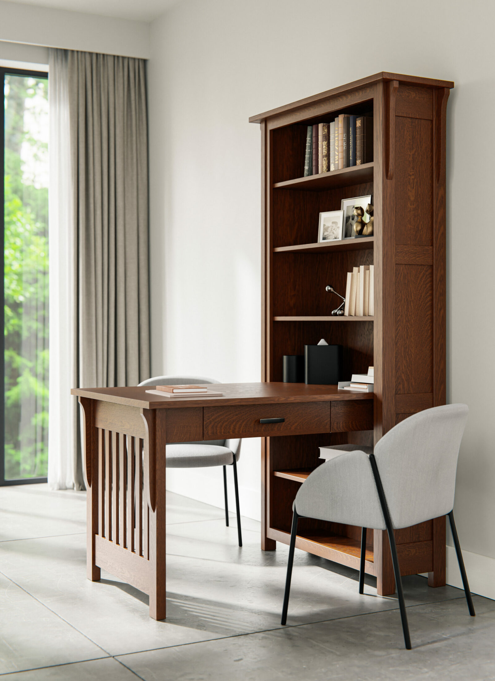 Boston Bookcase Desk Don's Home Furniture