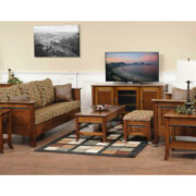 Cranberry Chair With Ottoman - Image 2