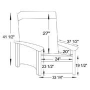 Cranberry Recliner - Image 2