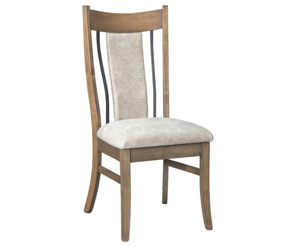 Eagle Fabric Chair With Wrought Iron