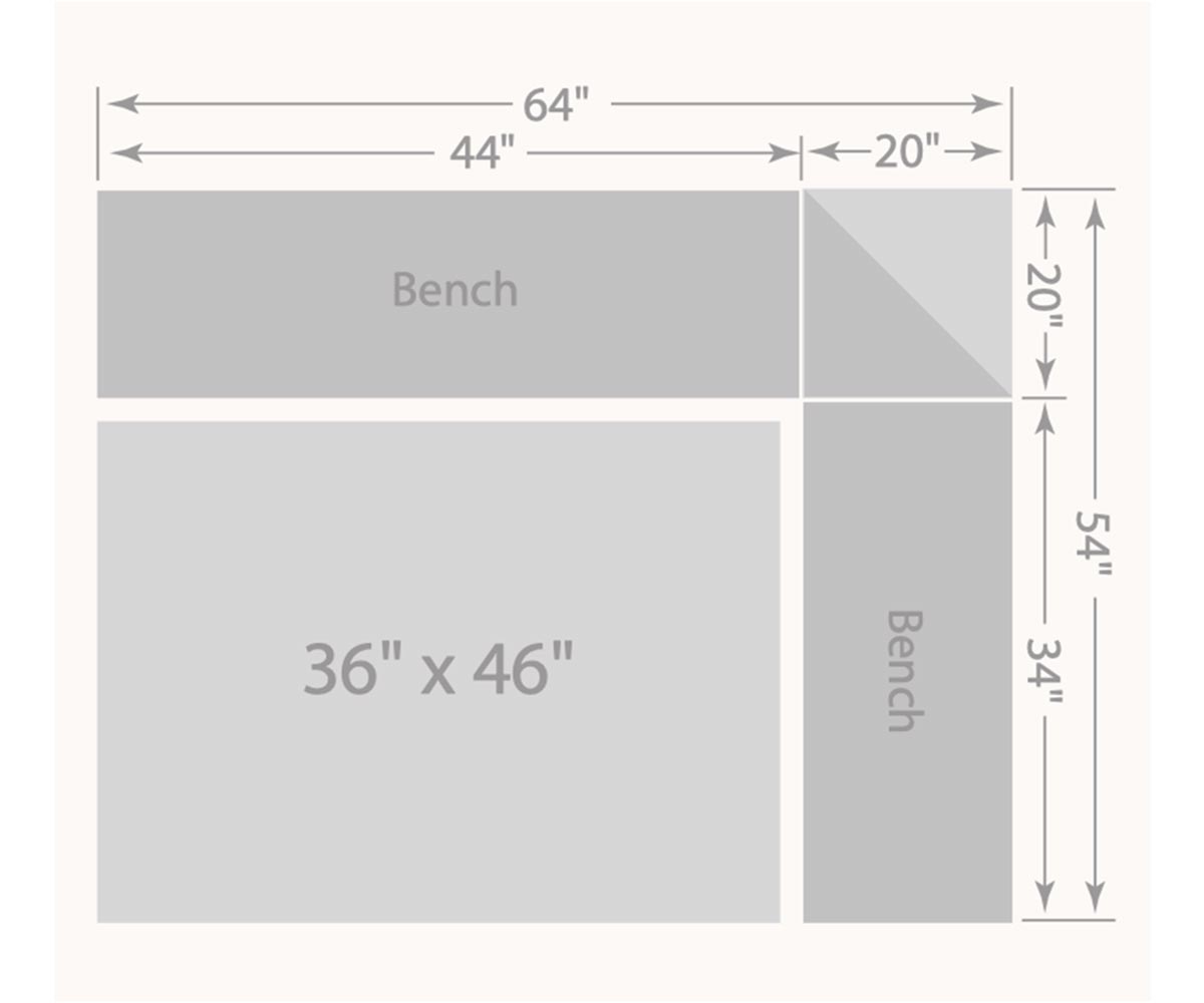 5 Piece Corner Nook Set - Image 2