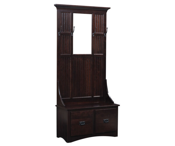 Mission 2 Drawer Hall Seat