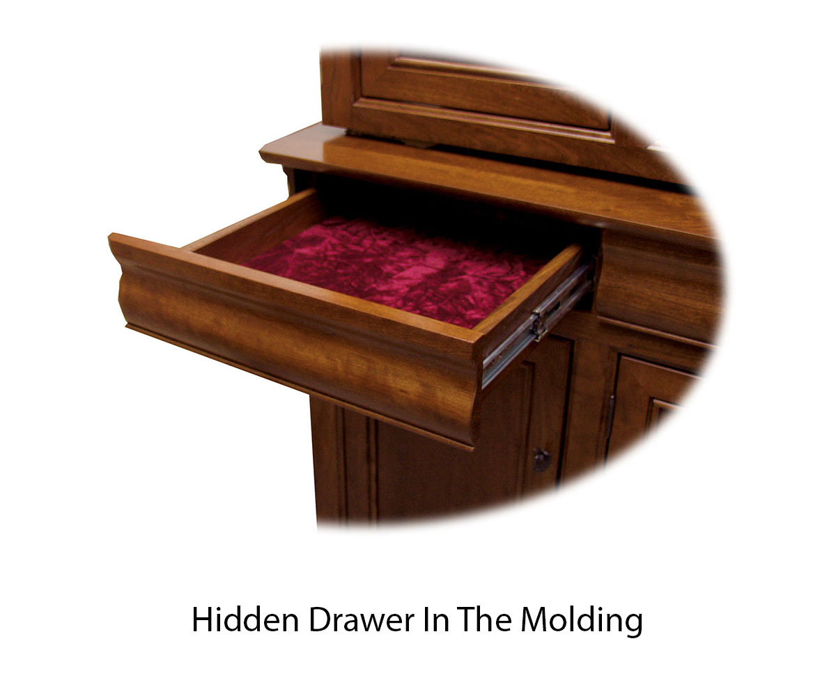 Williamsburg 3 Drawer Nightstand - 27"H - Image 2