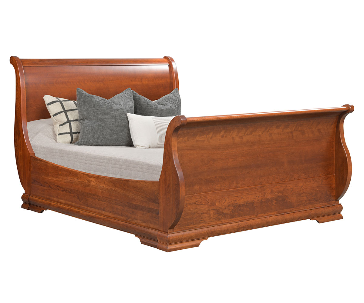 Williamsburg Sleigh Bed With Sleigh Footboard