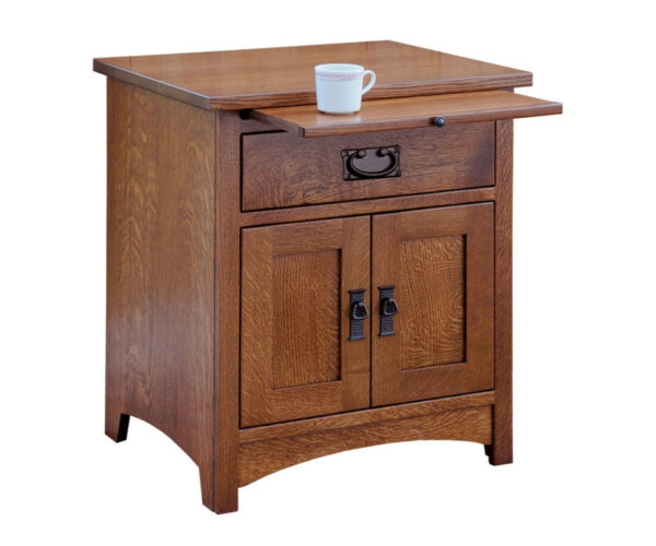 Empire Mission 1 Drawer 2 Door Nightstand