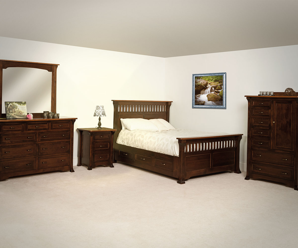 Bloomdale Bed With Pullout Footboard - Image 4