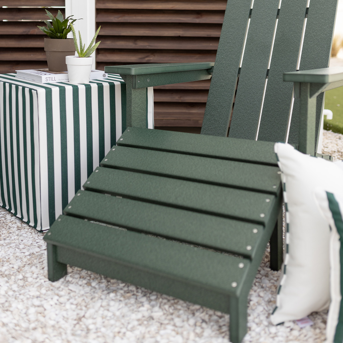 Folding Mayhew Adirondack Footstool - Image 3