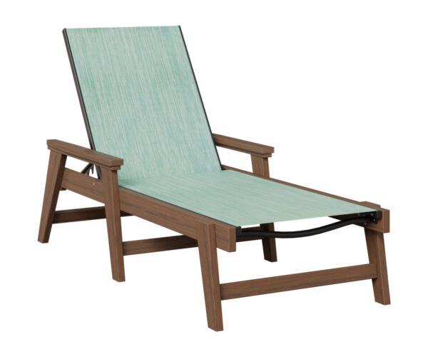 Mayhew Sling Chaise Lounge with Arms