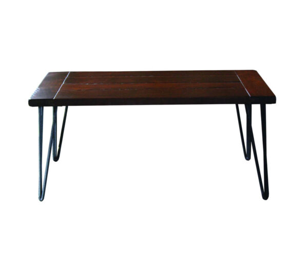 Seneca Coffee Table with Iron Leg