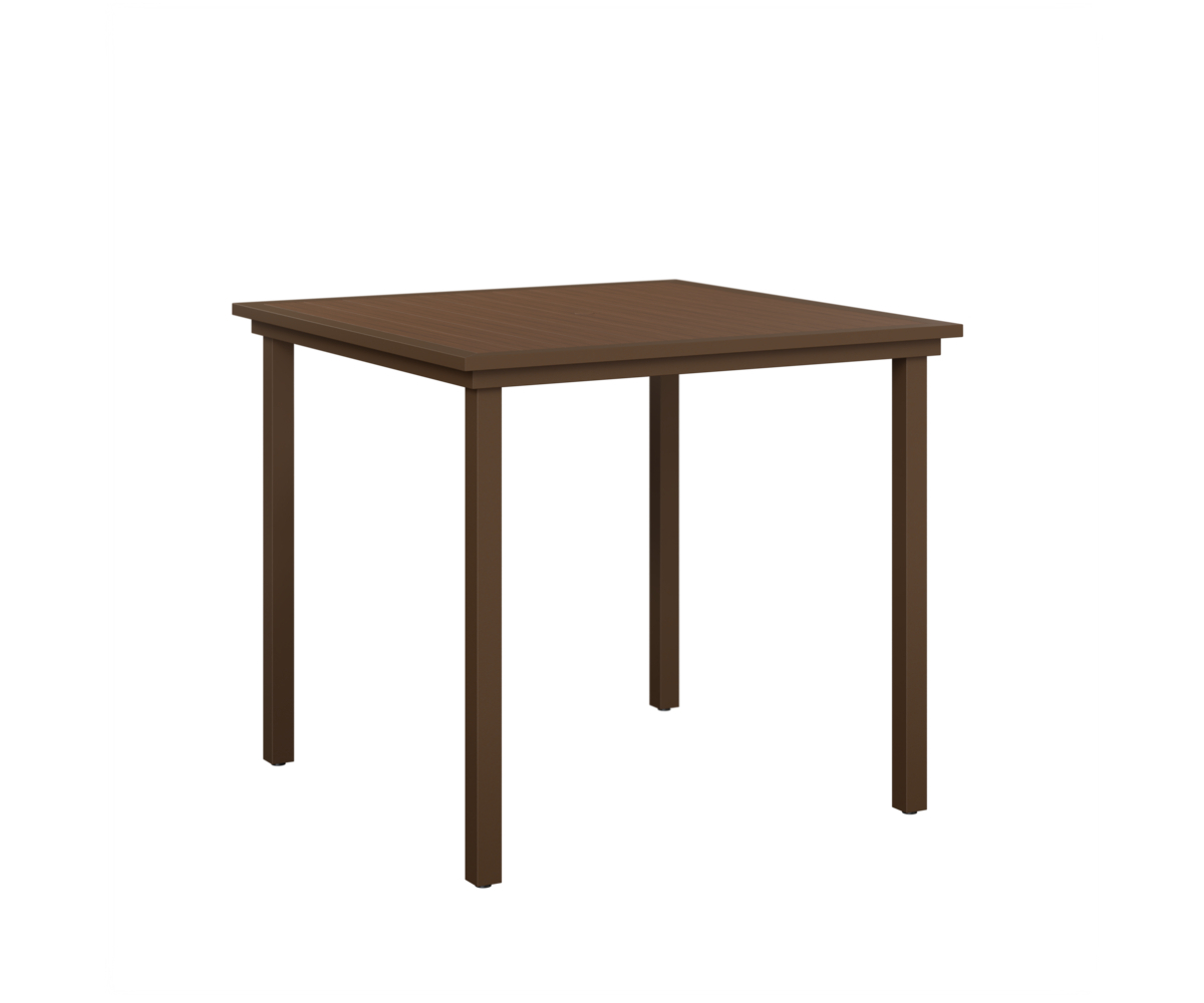 Vida 44" Square Poly Bar Table