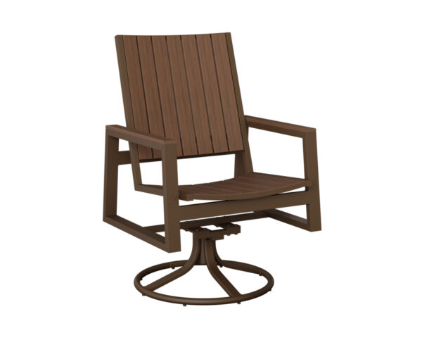 Vida Poly Swivel Rocker Dining Chair