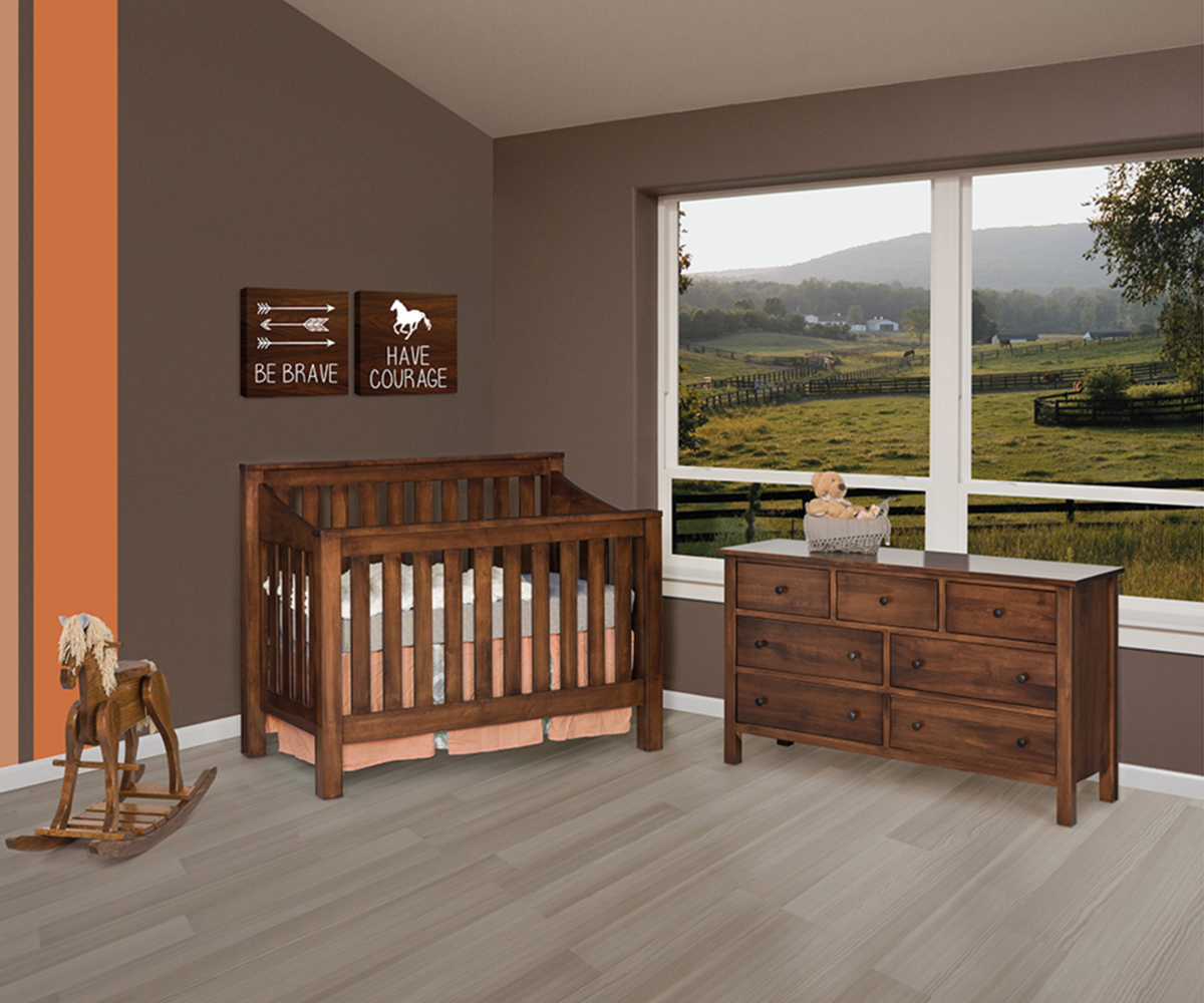 Mission Economy Slat Crib - Image 4