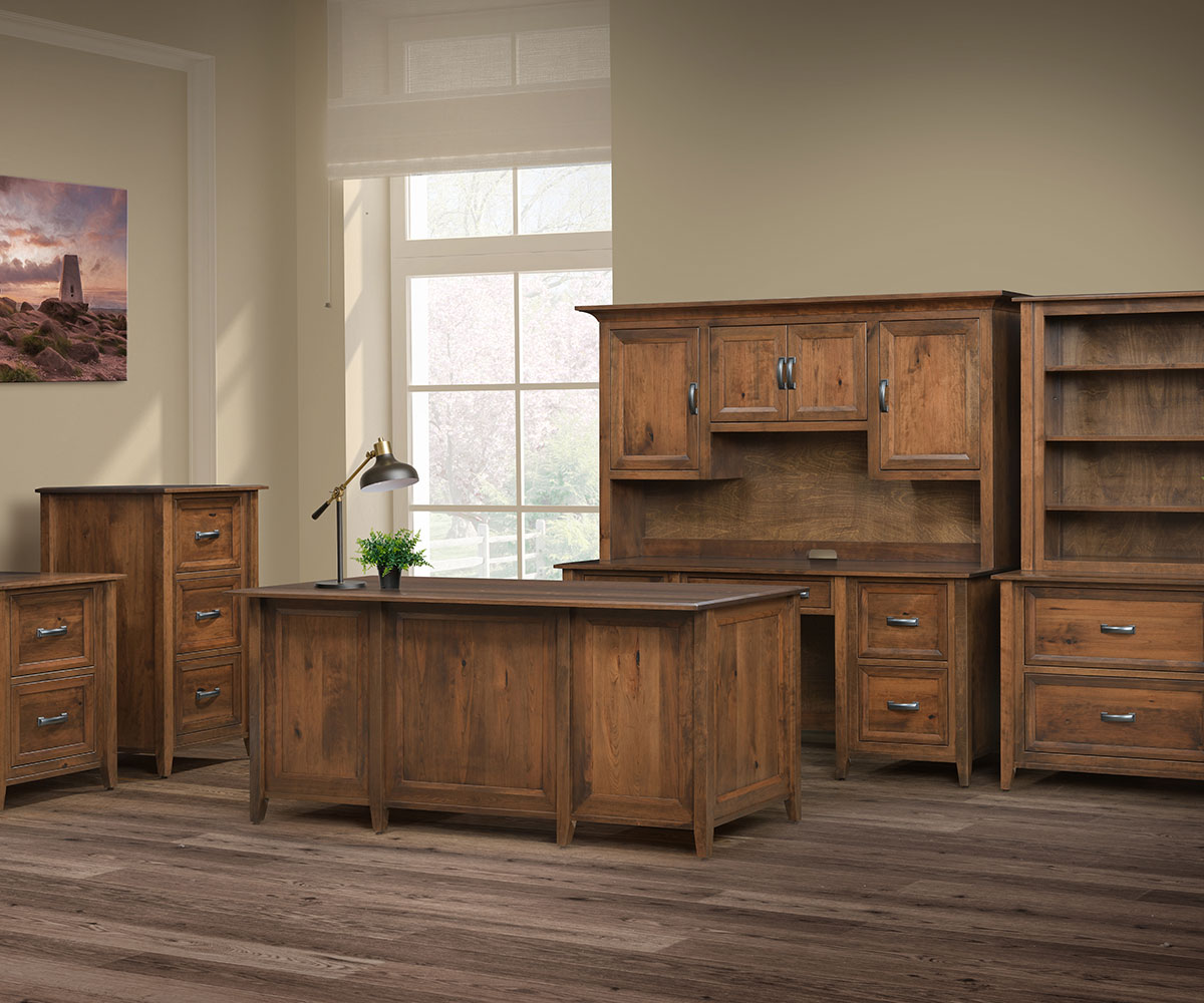 Ventura Lateral File Cabinet With Bookcase Top - Image 2