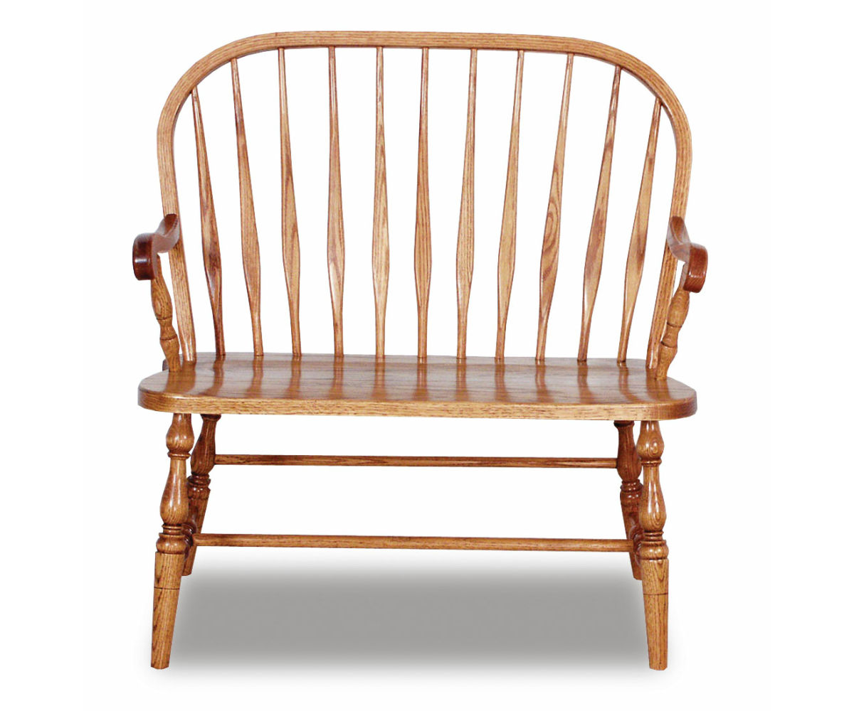 Bent Feather Bow Bench - Image 2