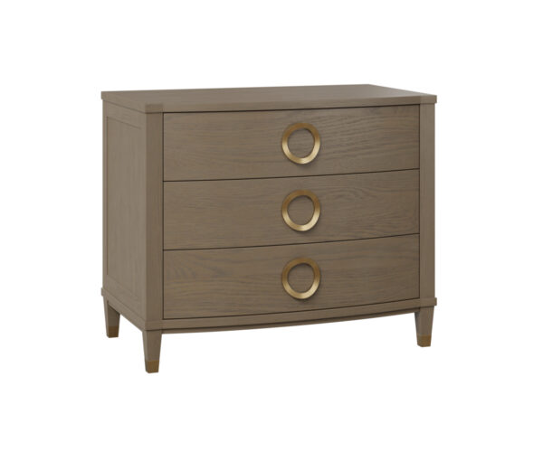 Claire 3 Drawer Nightstand