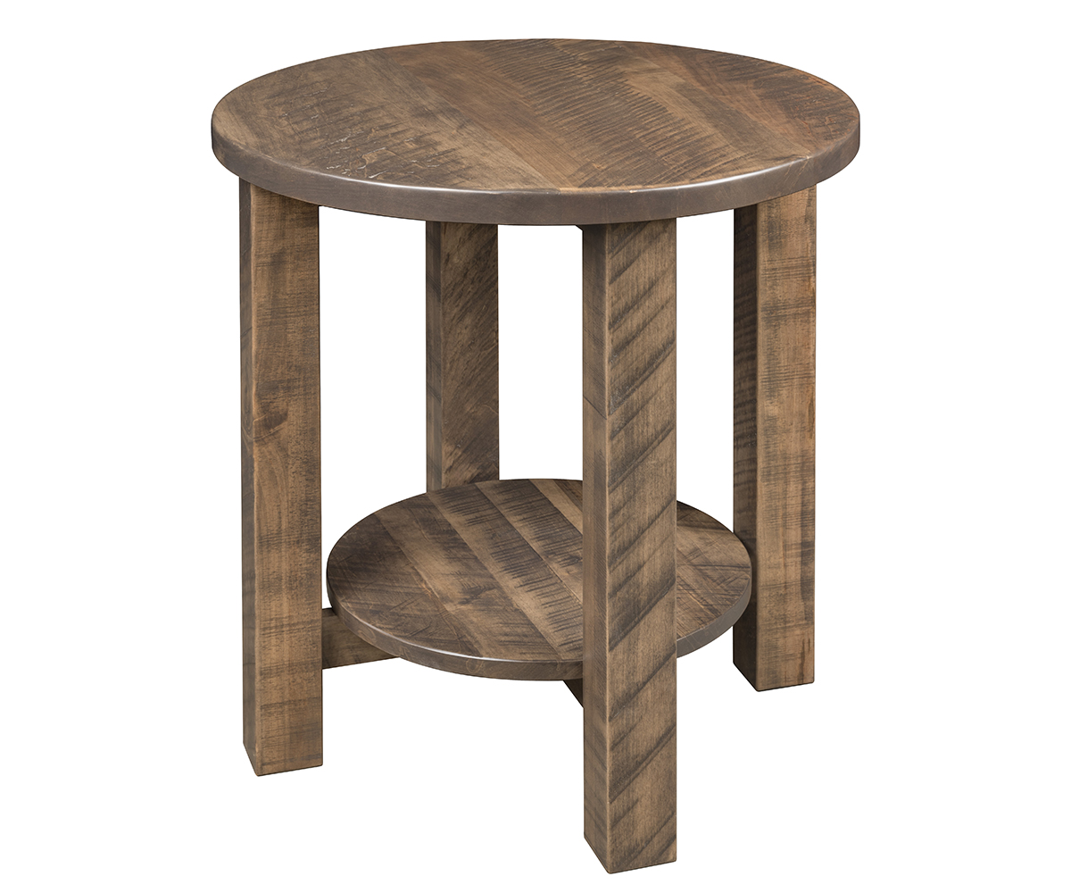 El Paso Round End Table
