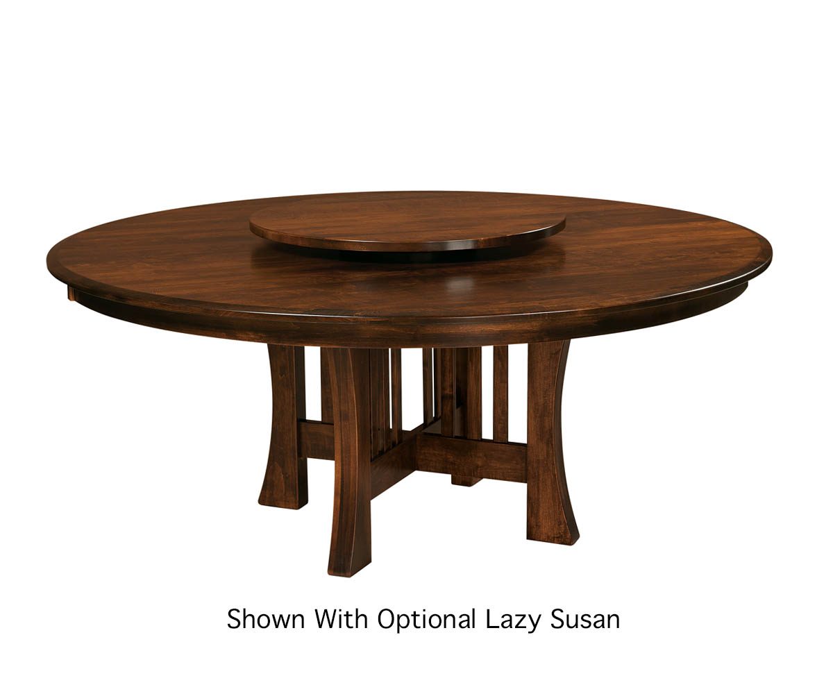 Arts & Crafts Single Pedestal Table - Image 2