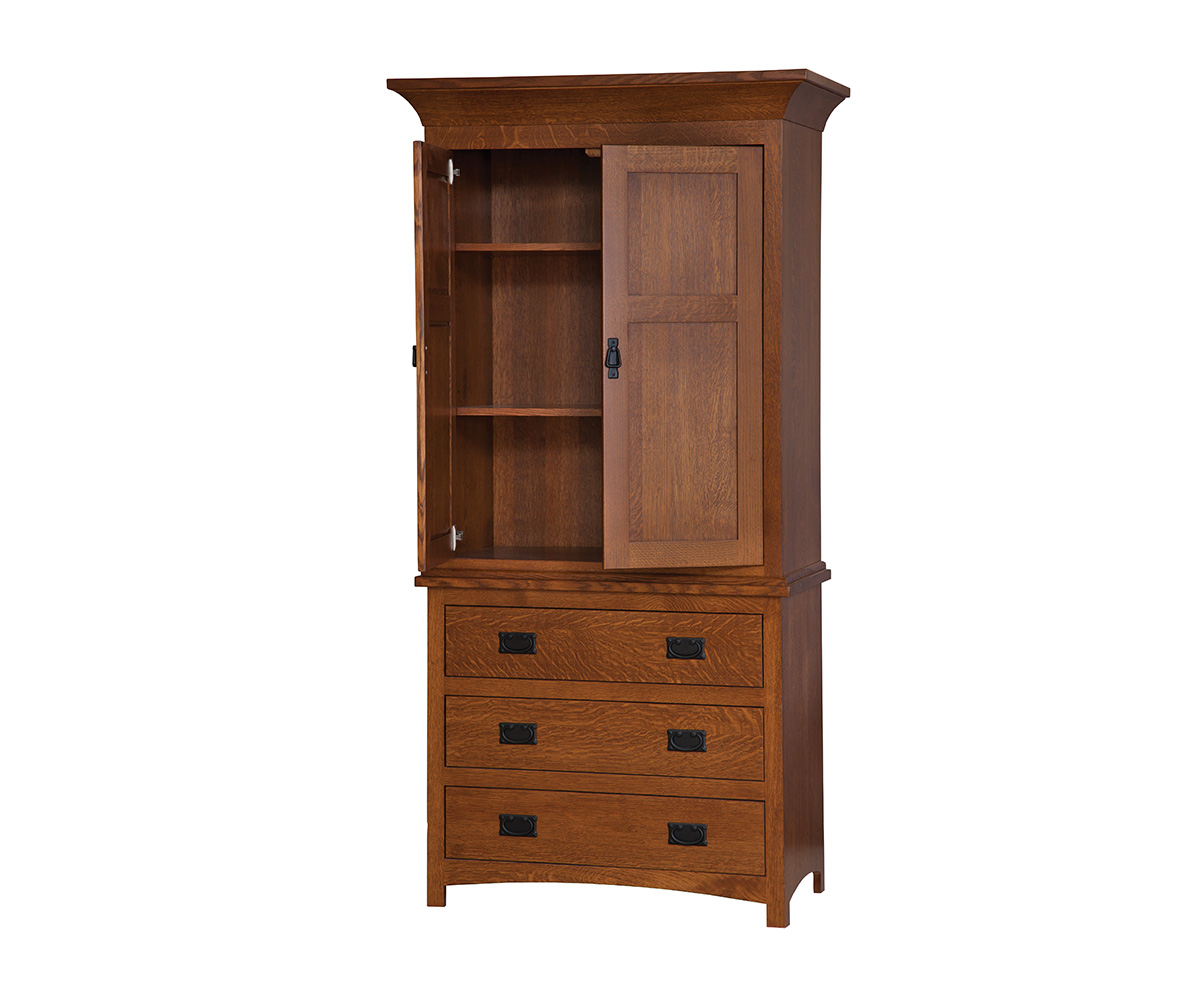 Michaels Mission 3 Drawer Armoire - Image 2