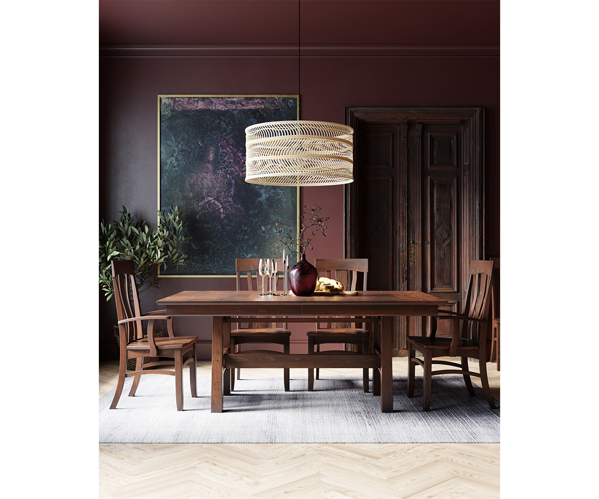 Bridgeport Trestle Table Collection - Image 5