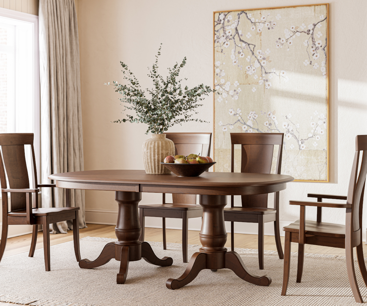 Chancellor Double Pedestal Table Collection