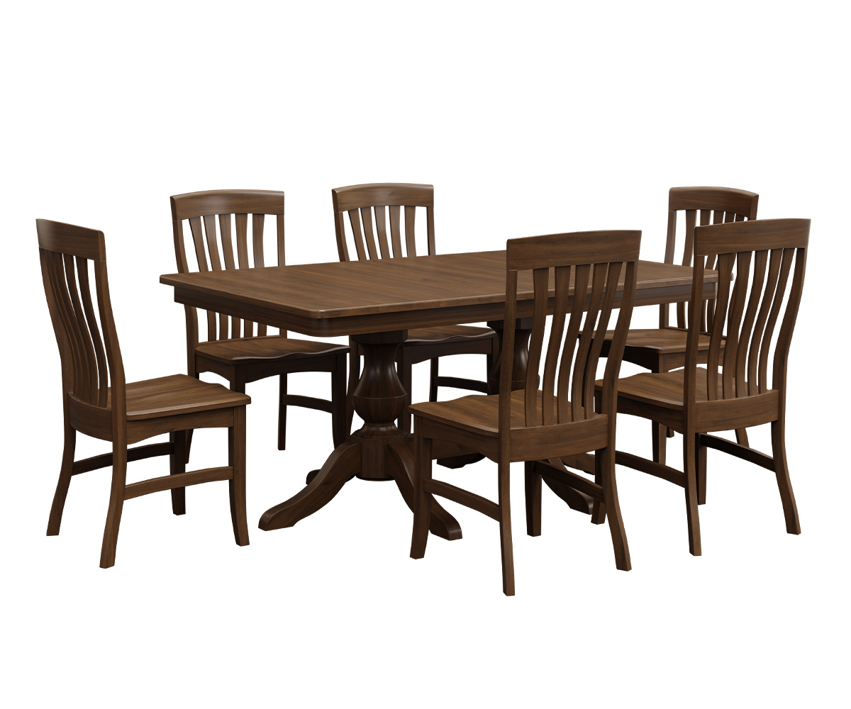 Denver Double Pedestal Table - Image 2