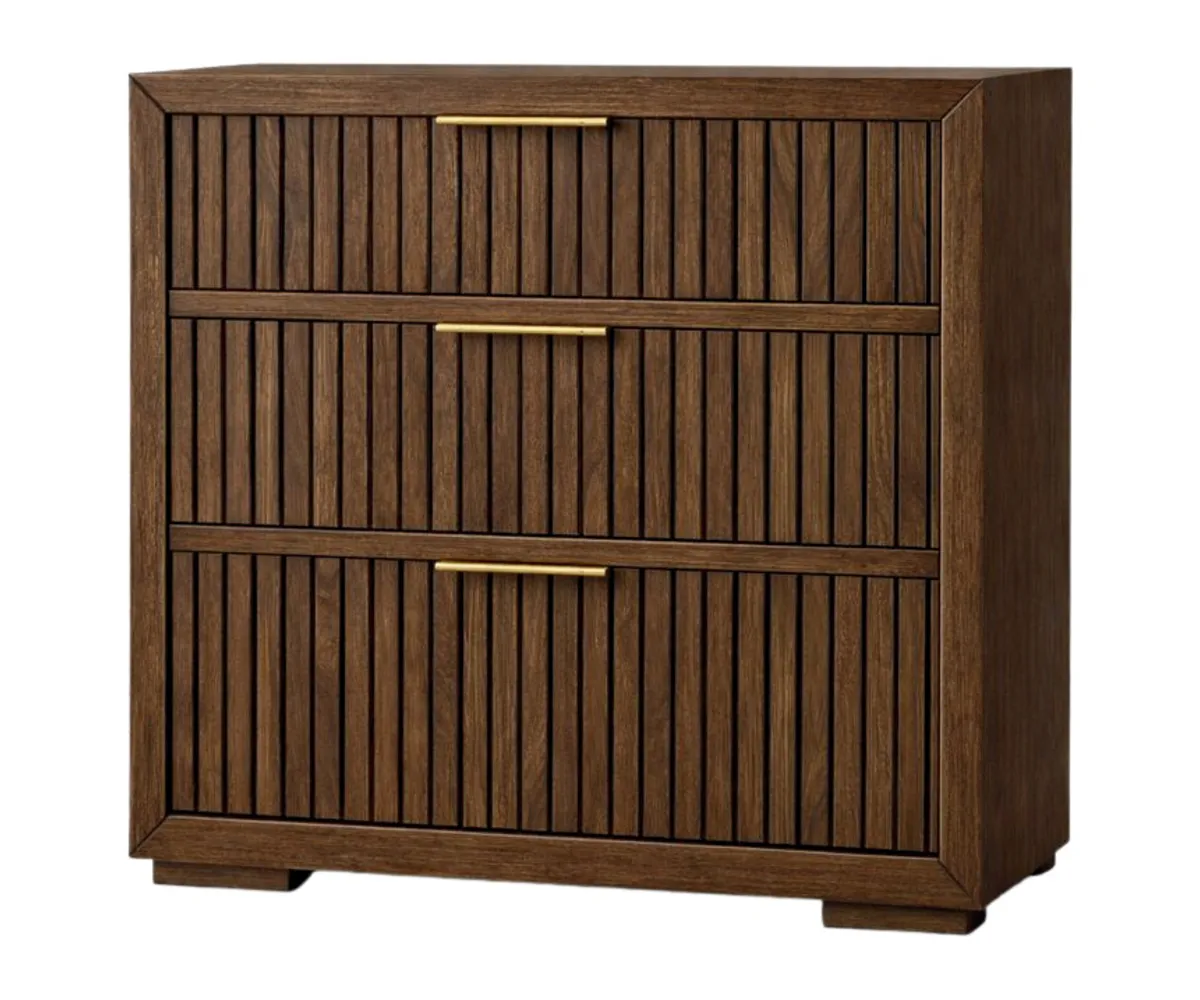 Cosmopolitan Loft 3 Drawer Nightstand