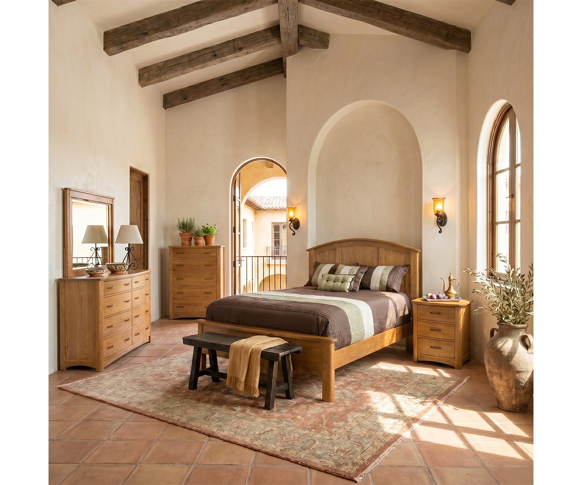 Meridian Post Bed With Footboard Bench - Image 2