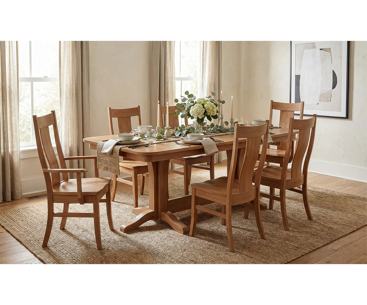 Millsdale Double Pedestal Dining Collection - Image 2