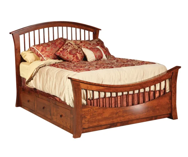 Rainbow Spindle Bed