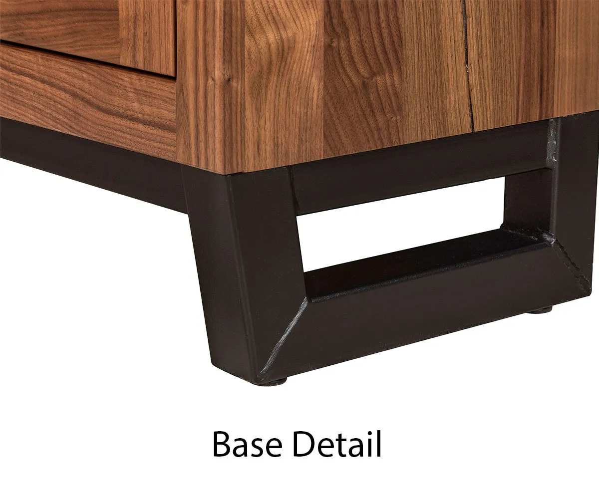 Adona 1 Door Credenza With Topper - Image 2